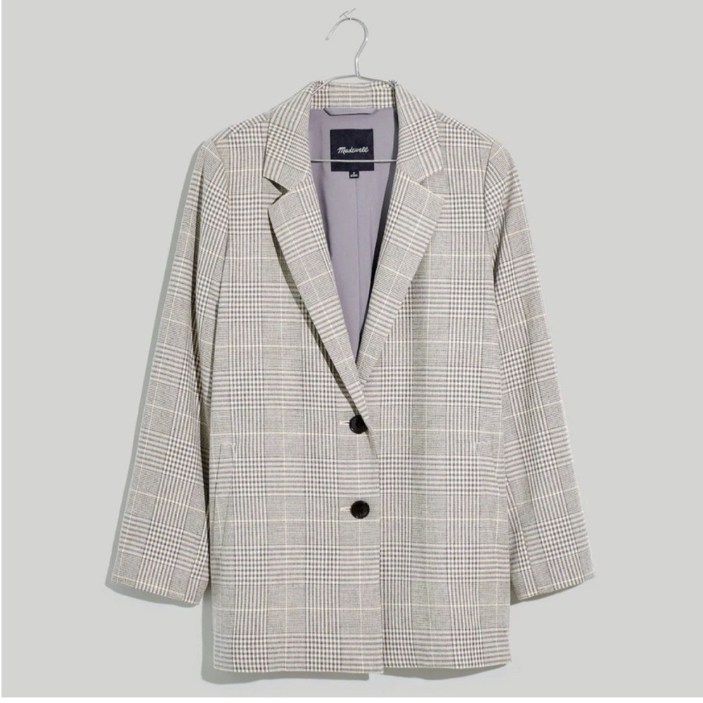Madewell Dorset Blazer Galloway Plaid
